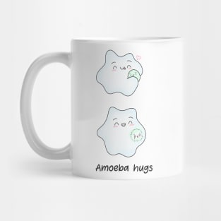 Amoeba hugs are often fatal. Biology Pun Fun Mug